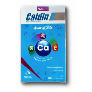 CALDIN C DIETARY SUPPLEMENT SOPPORTS BONES HEALTH 30 FILM-COATED TABLETS